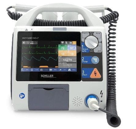 Przejdź do produktu Defibrylator Defigard HD-7 baza - defibrylator kliniczny stacjonarno-transportowy